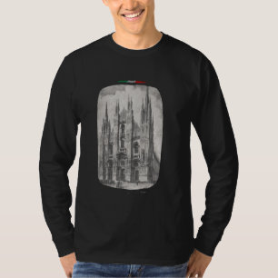 Camiseta Catedral de Milán Lombardía Italia Viaje Diseño Vi