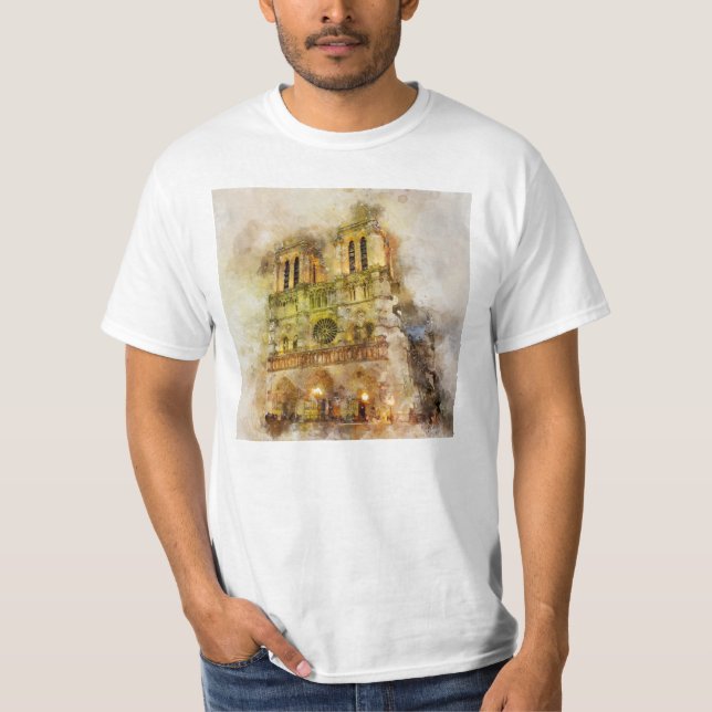 Camiseta Catedral de Notre Dame de París (Anverso)