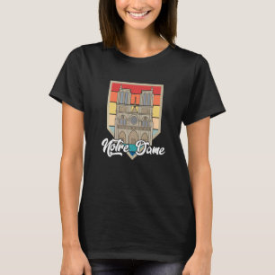 Camiseta Catedral de Notre Dame de París en Francia La Igle