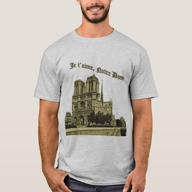 Camiseta Catedral de París (Anverso)