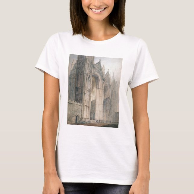 Camiseta Catedral de Peterborough (con papel) (Anverso)