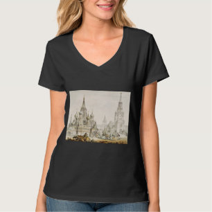 Camiseta Catedral de Pokrovsky y Torre Spasskaya