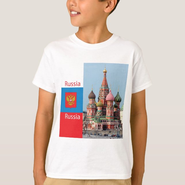 Camiseta Catedral de San Basil. Rusia (Anverso)