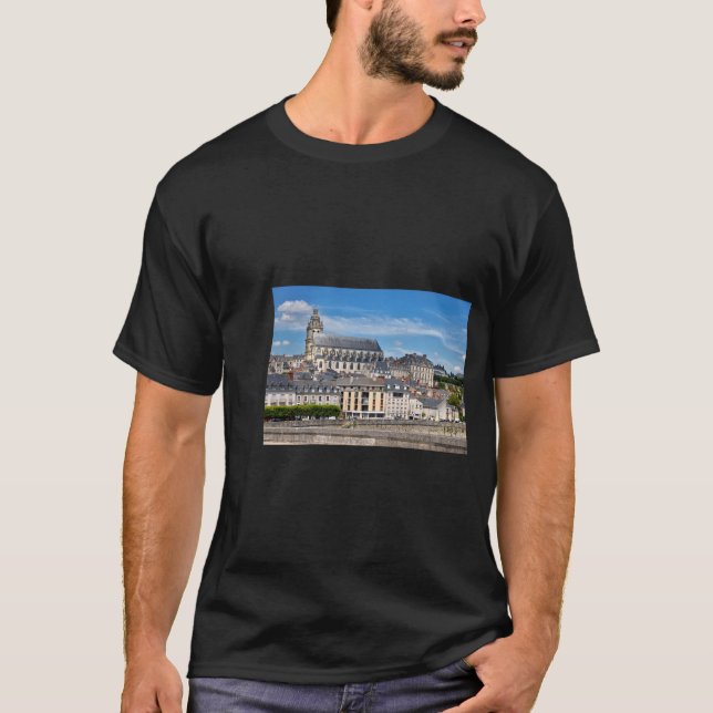 Camiseta Catedral de San Luis en Blois en Francia Postcard (Anverso)