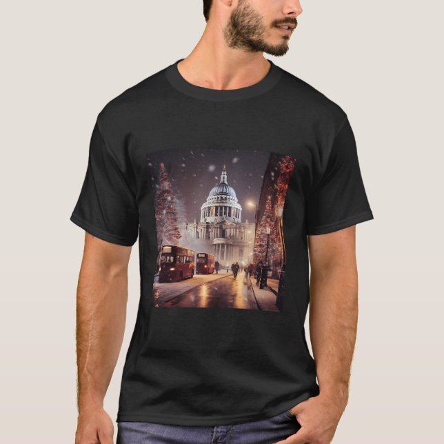Camiseta Catedral De San Pablo Navidades Victorianos De Lon (Anverso)