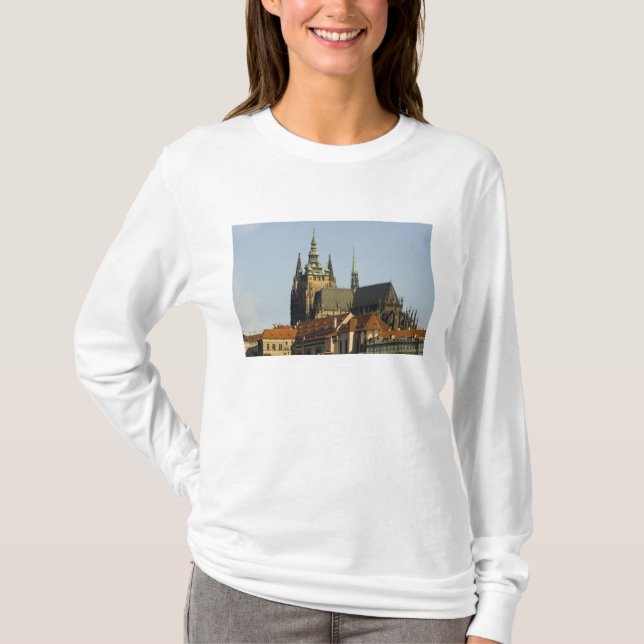 Camiseta Catedral de San Vito y Castillo de Praga, uno de (Anverso)