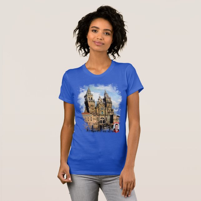 Camiseta Catedral de Santiago de Compostela (Anverso completo)