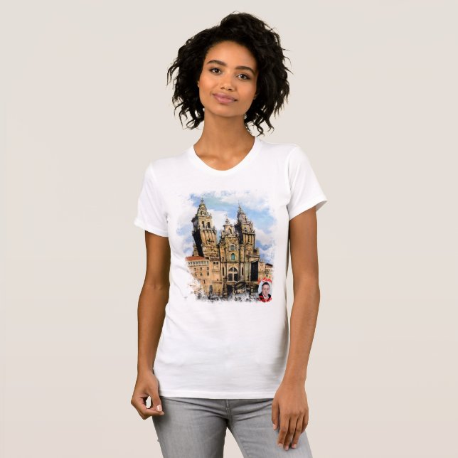 Camiseta Catedral de Santiago de Compostela (Anverso completo)