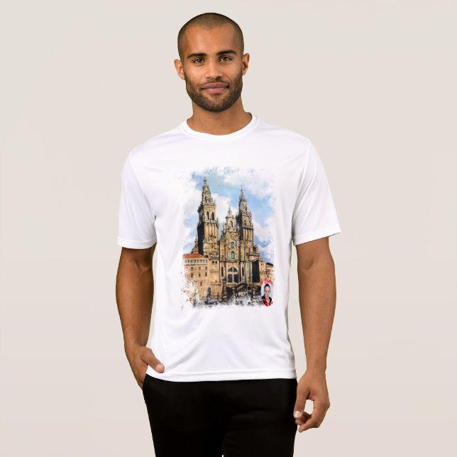 Camiseta Catedral de Santiago de Compostela (Anverso completo)