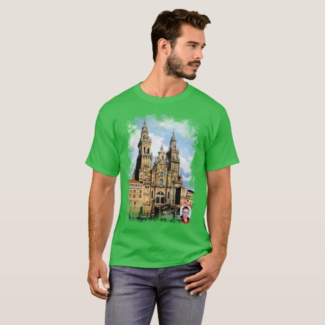Camiseta Catedral de Santiago de Compostela (Anverso completo)