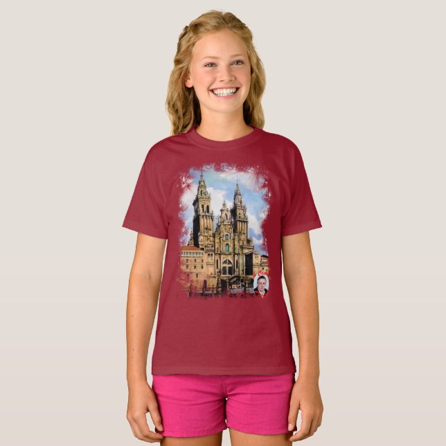 Camiseta Catedral de Santiago de Compostela (Anverso completo)