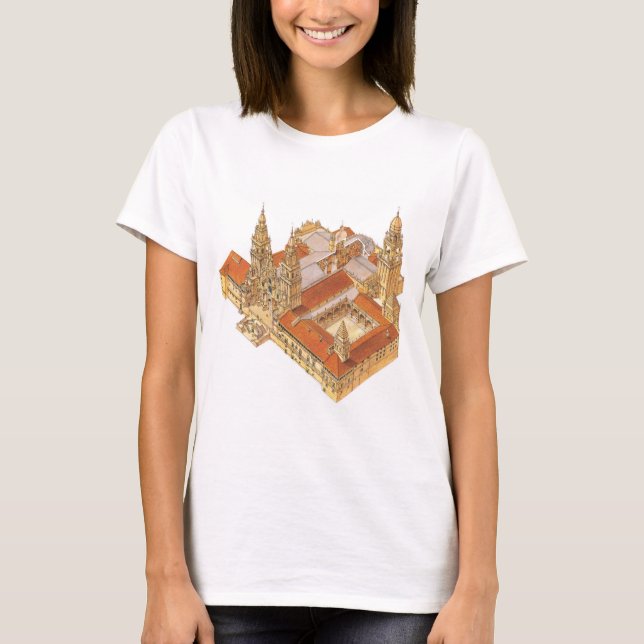 Camiseta Catedral de Santiago de Compostela. España (Anverso)