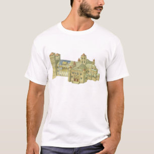 Camiseta Catedral del Romanesque de Santiago de Compostela.