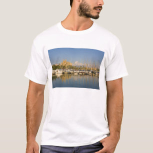 Camiseta Catedral y marina, Palma, Mallorca, España