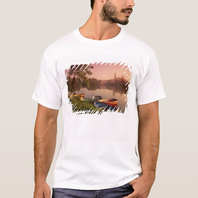 Camiseta Catedral y Río Tormes, Salamanca, Castilla (Anverso)