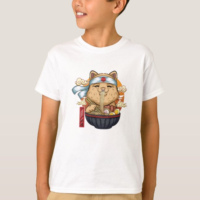 Camiseta Categoría de Comida Asiática (Anverso)