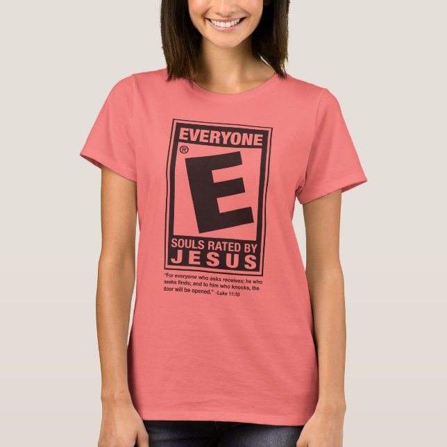 Camiseta categoría E tee para damas (Anverso)