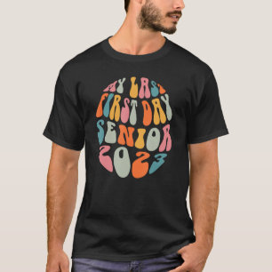 Camiseta Categoría superior 2023 de 2023 Retro Groovy Senio