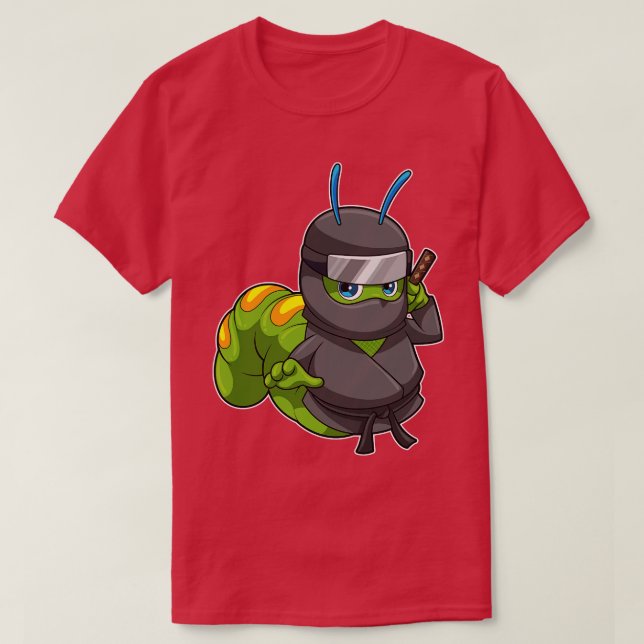 Camiseta Caterpillar As Ninja Con Espada (Diseño del anverso)