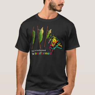 Camiseta Caterpillar Cocoon Butterfly Design para mariposa