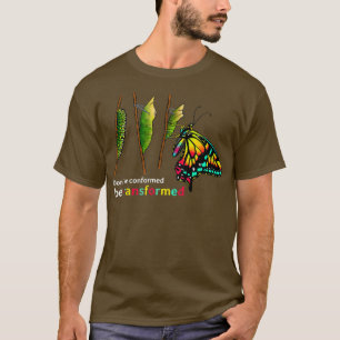 Camiseta Caterpillar Cocoon Butterfly Design para mariposa