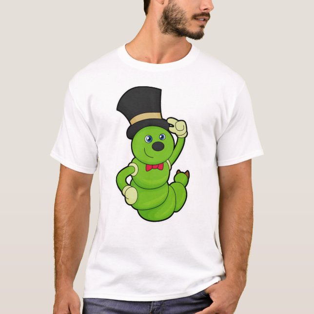Camiseta Caterpillar como Groom con Gorra (Anverso)