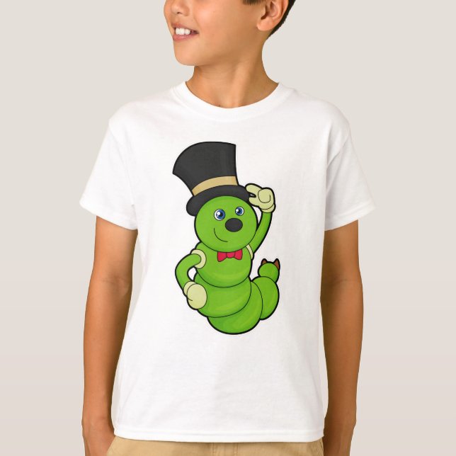 Camiseta Caterpillar como Groom con Gorra (Anverso)