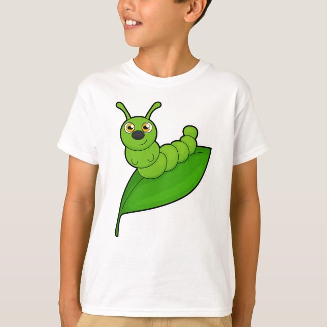 Camiseta Caterpillar con hoja (Anverso)