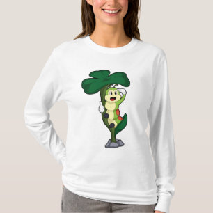 Camiseta Caterpillar con hoja