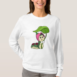 Camiseta Caterpillar con hoja