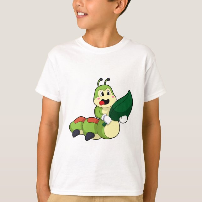 Camiseta Caterpillar con hoja (Anverso)