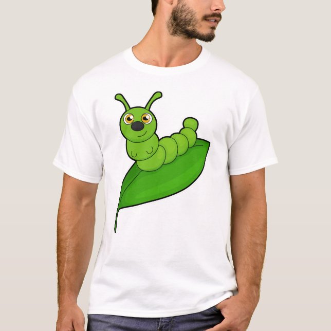 Camiseta Caterpillar con hoja (Anverso)