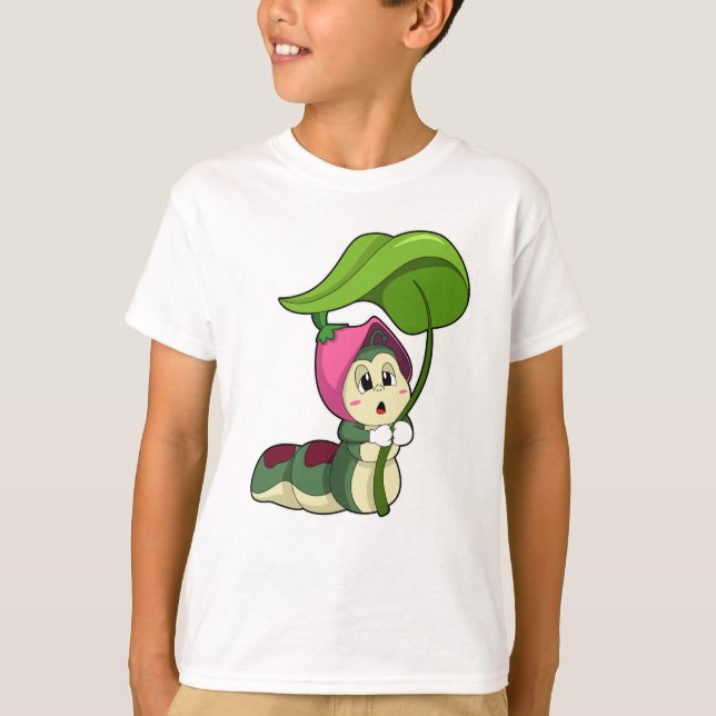 Camiseta Caterpillar con hoja (Anverso)