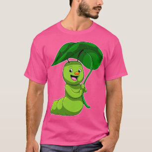 Camiseta Caterpillar con hoja como parasol