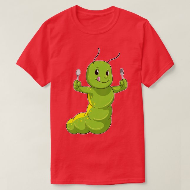 Camiseta Caterpillar con horquilla de cuchara (Diseño del anverso)