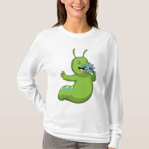 Camiseta Caterpillar con margarita de flores