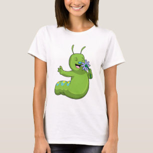 Camiseta Caterpillar con margarita de flores