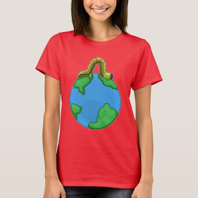 Camiseta Caterpillar Earth (Anverso)
