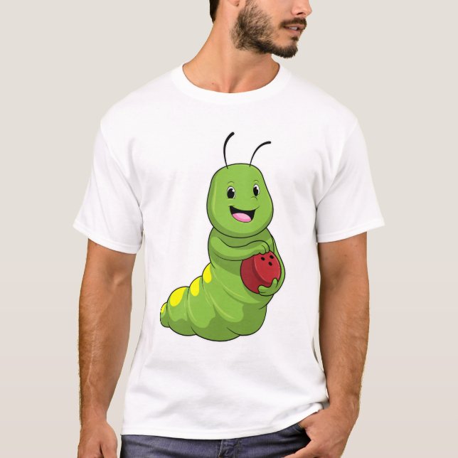 Camiseta Caterpillar en el Bowling con bolas (Anverso)