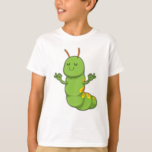 Camiseta Caterpillar en la meditación del yoga