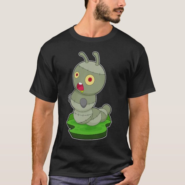 Camiseta Caterpillar Halloween Zombie (Anverso)
