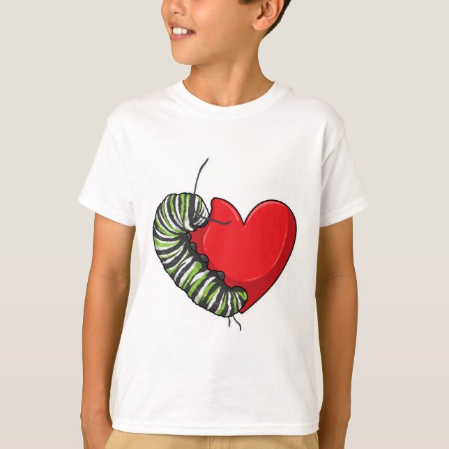 Camiseta Caterpillar Love Heart (Anverso)