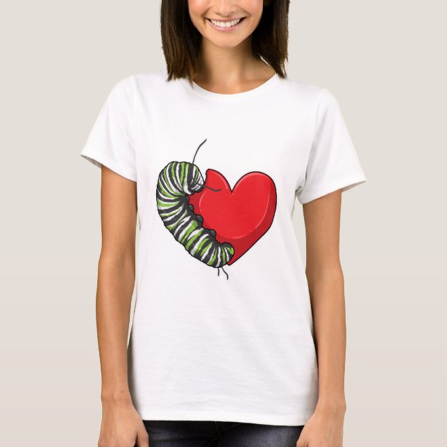 Camiseta Caterpillar Love Heart (Anverso)