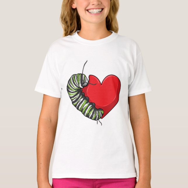 Camiseta Caterpillar Love Heart (Anverso)
