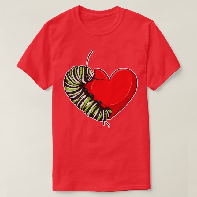 Camiseta Caterpillar Love Heart (Diseño del anverso)