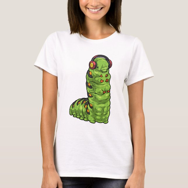 Camiseta Caterpillar Musician Headphone Music (Anverso)