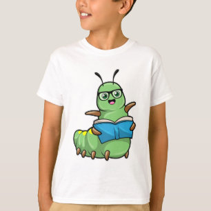Camiseta Caterpillar tal como está nervioso con libros y ga