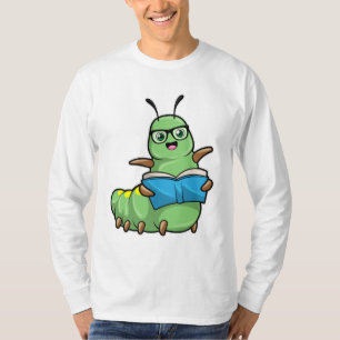 Camiseta Caterpillar tal como está nervioso con libros y ga