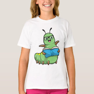 Camiseta Caterpillar tal como está nervioso con libros y ga