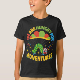 Camiseta Caterpillar, tenemos hambre de aventuras